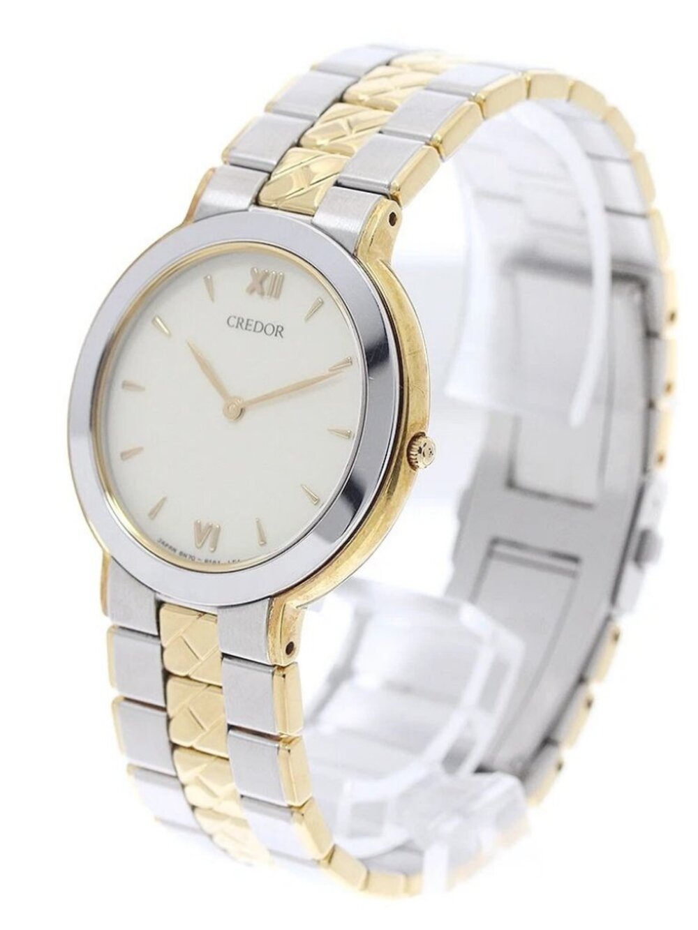 SEIKO CREDOR 8N70-6160/GCAD009 beige Dial Quartz Men's Watch_966230 - Picture 3 of 7